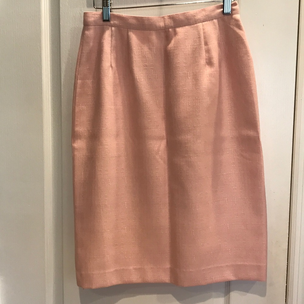 Pink Kasper Pencil Skirt